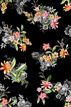 热带华亿平台印花华亿平台图片