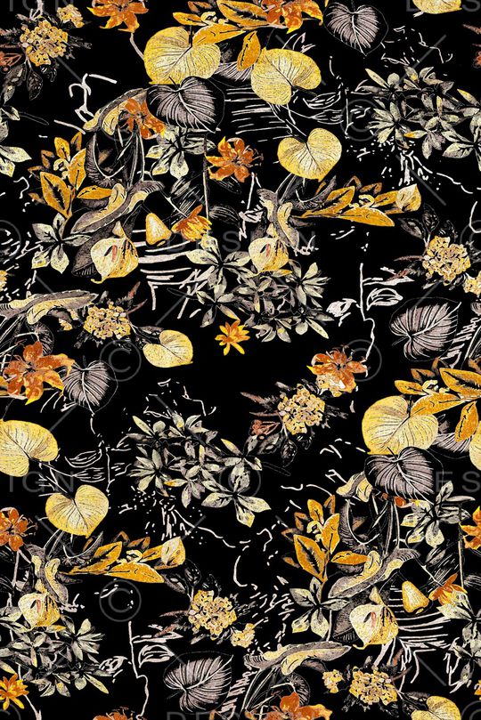 复古印花华亿平台图片