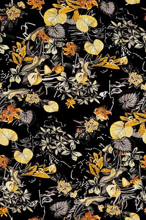 复古印花华亿平台图片