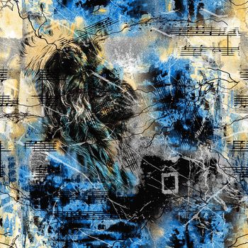 复古印花华亿平台图片