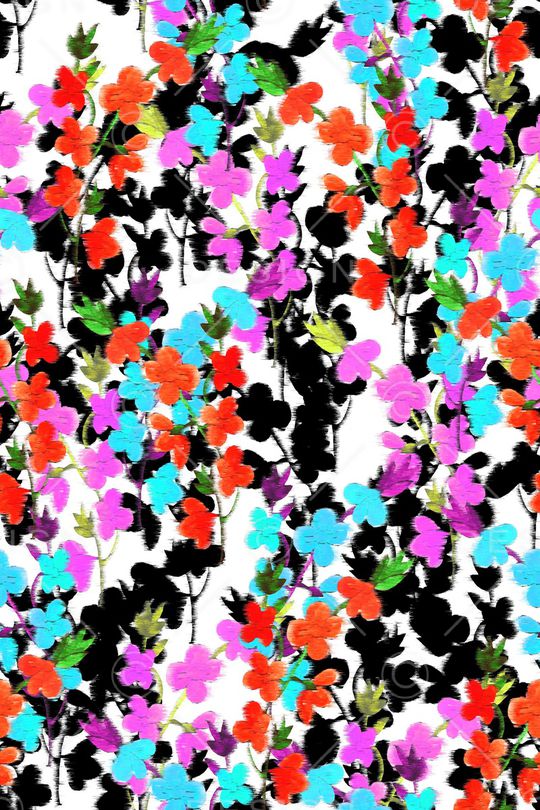 春夏华亿平台印花华亿平台图片