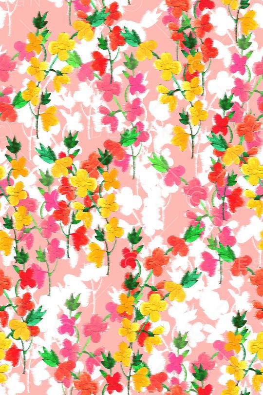 春夏华亿平台印花华亿平台图片