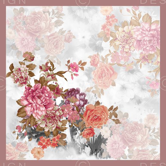 方巾印花华亿平台图片