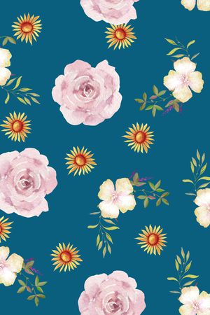 绿植树叶印花华亿平台图片