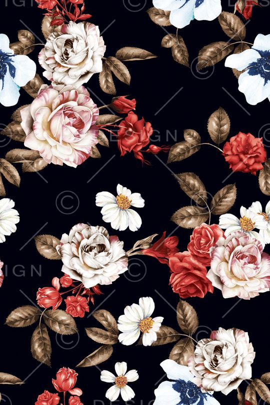 复古印花华亿平台图片