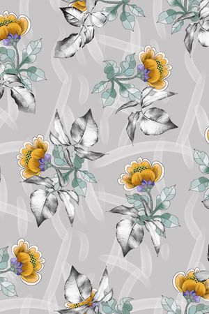 连衣裙印花华亿平台图片