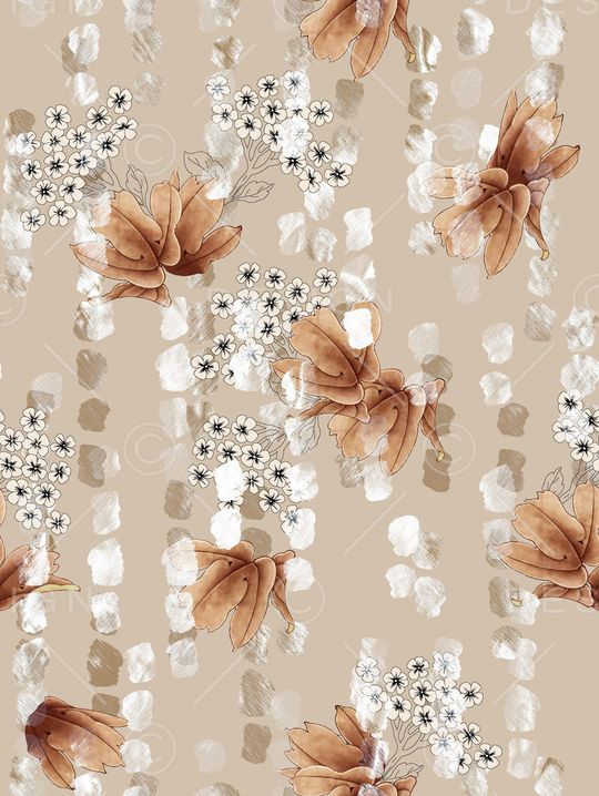 连衣裙印花华亿平台图片