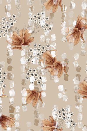 连衣裙印花华亿平台图片