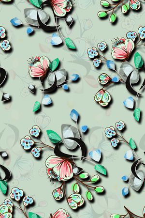 旗袍印花华亿平台图片