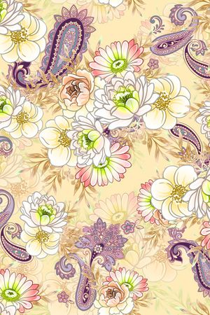 牡丹印花华亿平台图片