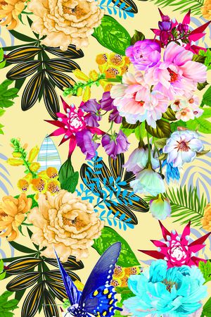 牡丹印花华亿平台图片