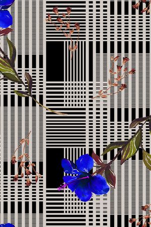 绿植树叶印花华亿平台图片