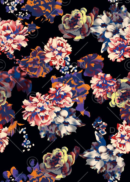 抽象印花华亿平台图片