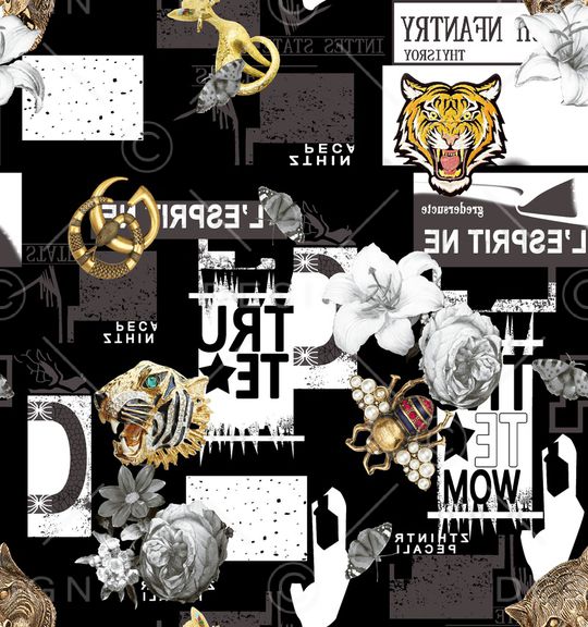 男装满版花印花华亿平台图片