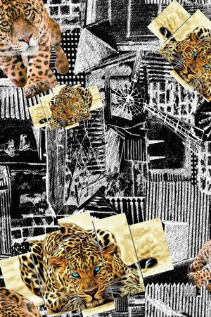 男装满版花印花华亿平台图片