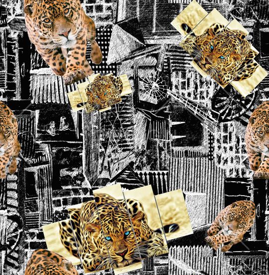 男装满版花印花华亿平台图片