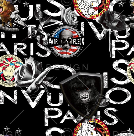 男装满版花印花华亿平台图片