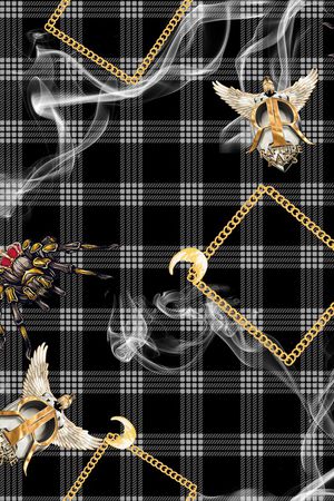 男装满版花印花华亿平台图片