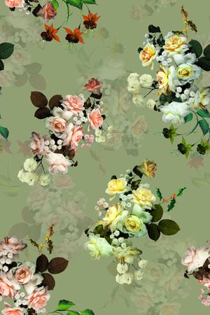 旗袍印花华亿平台图片