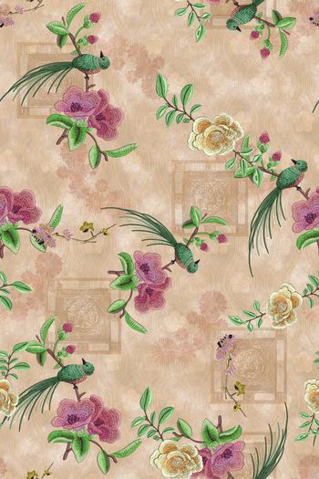 旗袍印花华亿平台图片