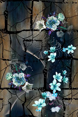 复古印花华亿平台图片