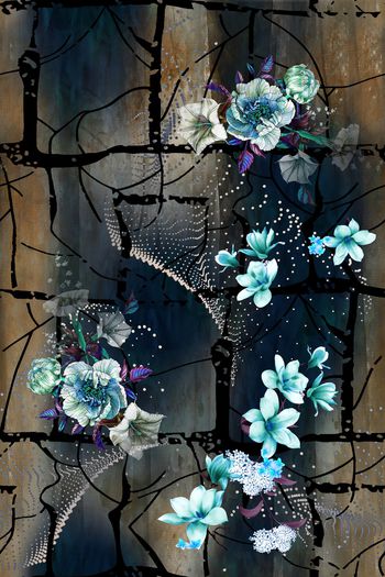 复古印花华亿平台图片