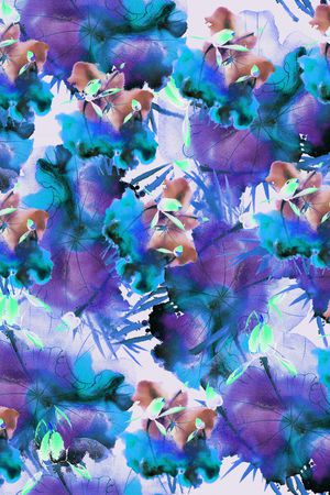 扎染华亿平台印花华亿平台图片