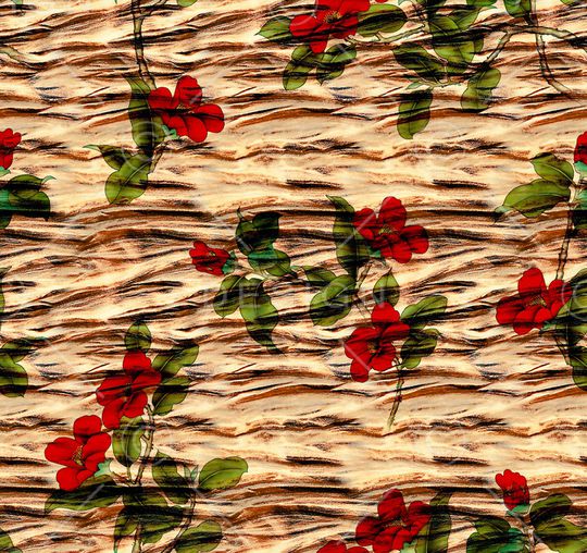 连衣裙印花华亿平台图片