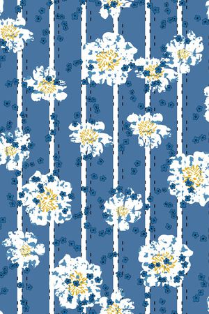 连衣裙印花华亿平台图片