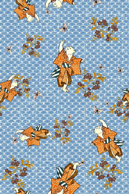 复古印花华亿平台图片