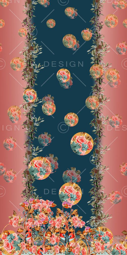 女装定位花印花华亿平台图片