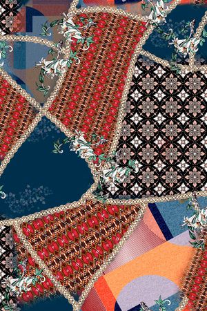 民族风印花华亿平台图片