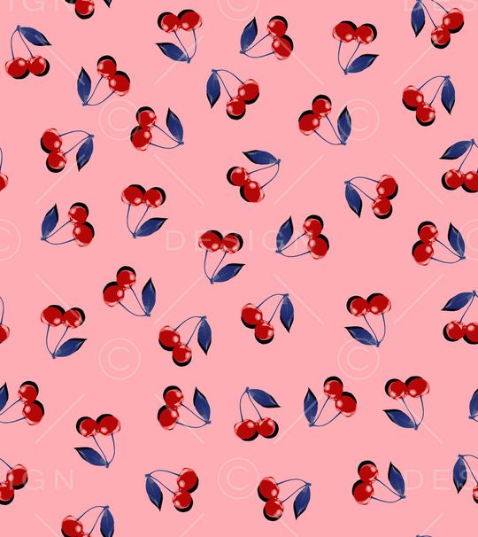 樱桃印花华亿平台图片