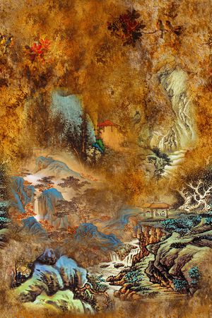 定位花印花华亿平台图片