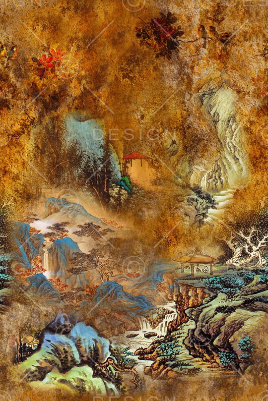 定位花印花华亿平台图片