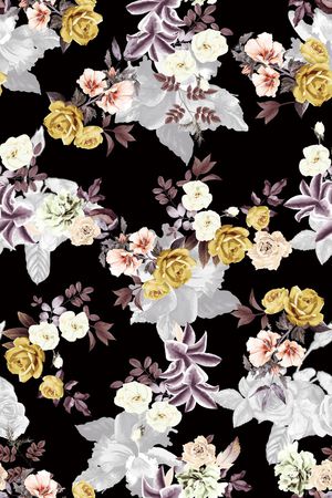 复古印花华亿平台图片