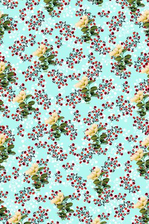 茶花印花华亿平台图片