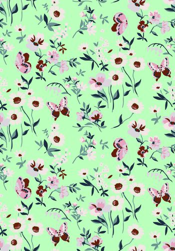 绿植树叶印花华亿平台图片