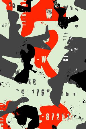 几何印花华亿平台图片