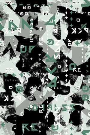 几何印花华亿平台图片