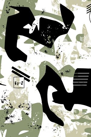 几何印花华亿平台图片