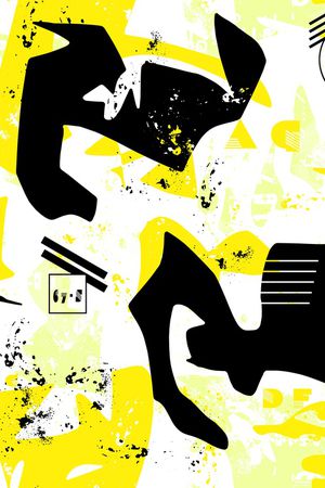 几何印花华亿平台图片