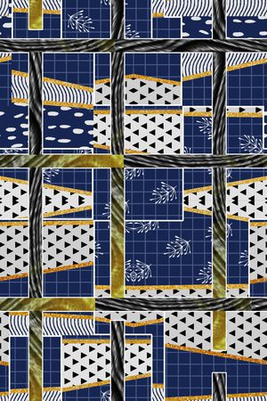 几何印花华亿平台图片