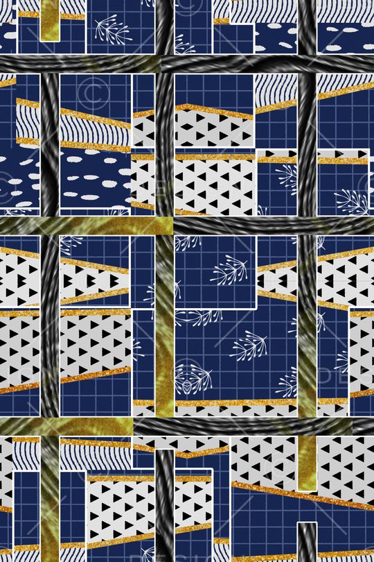 几何印花华亿平台图片