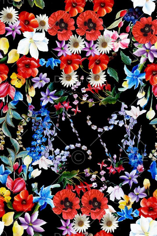 茉莉花印花华亿平台图片