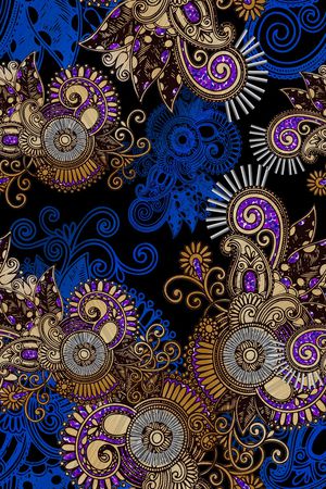 佩斯利印花华亿平台图片