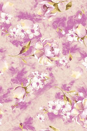 茉莉花印花华亿平台图片