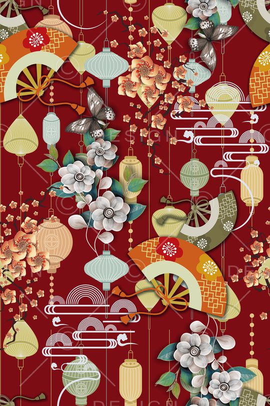 真丝印花华亿平台图片