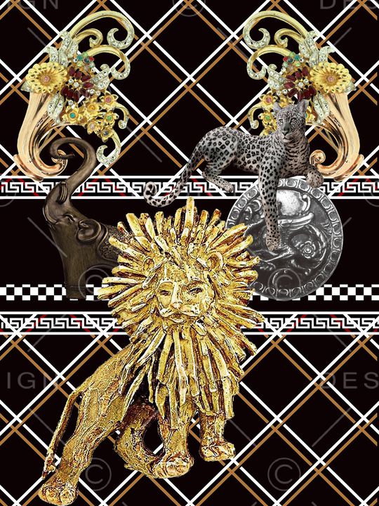 动物花卉印花华亿平台图片