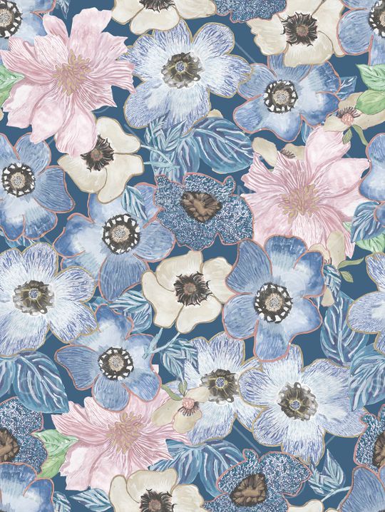 鲜花印花华亿平台图片